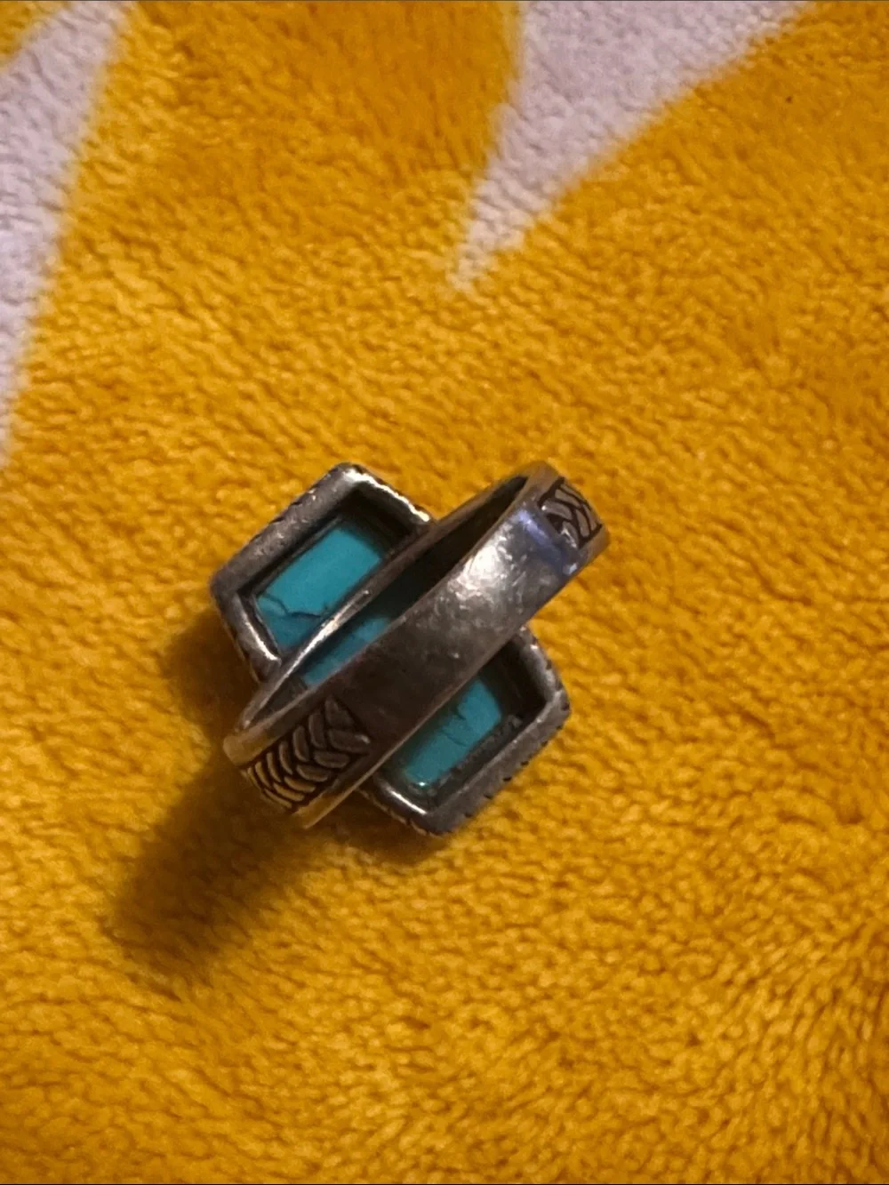 Barse Sterling Silver Turquoise Statement Ring -